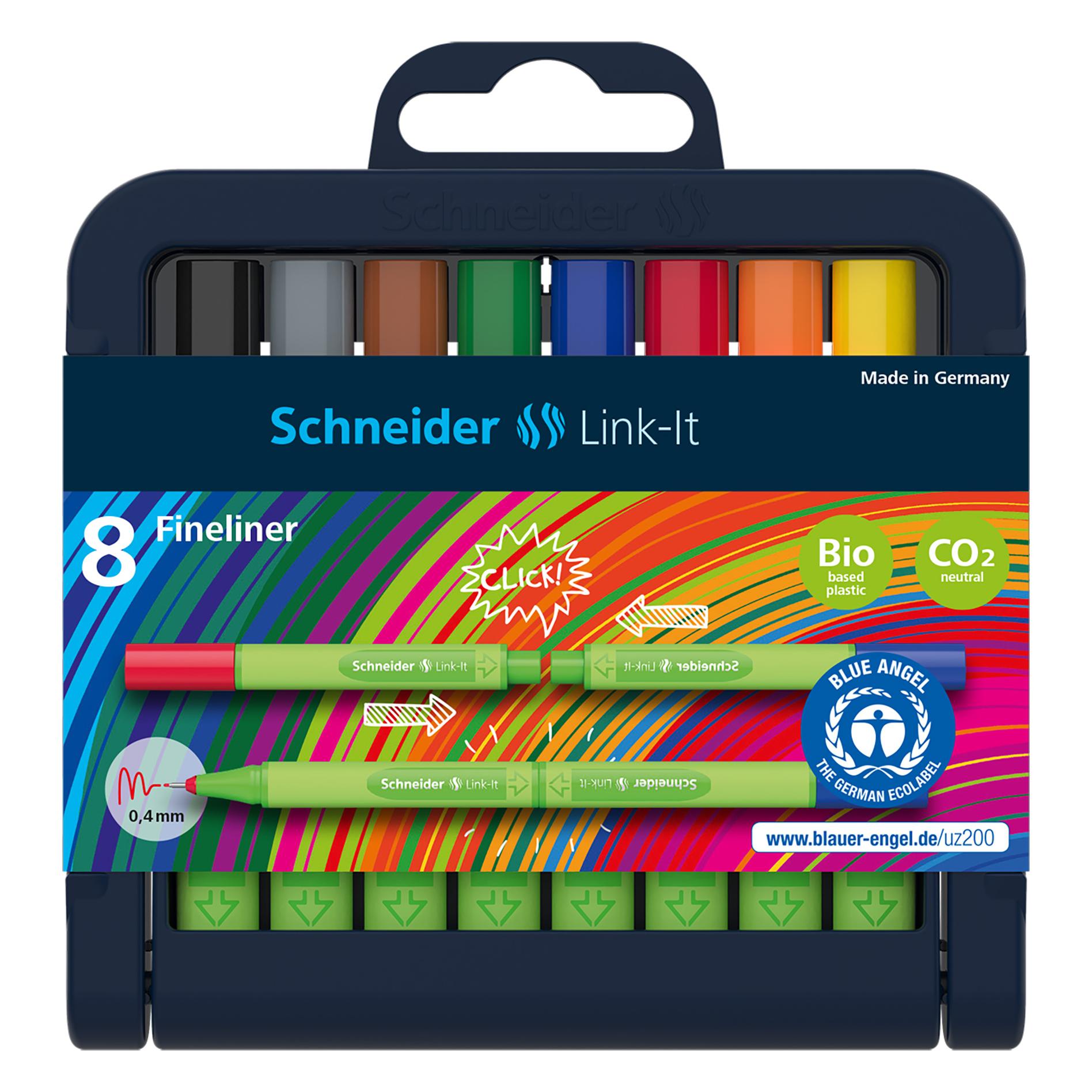 Schneider Fineliner Link-It - Etui à 8 Stk. (8x) (191298)