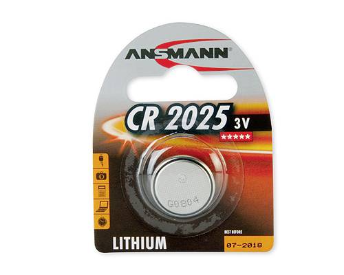 Ansmann Knopfzelle CR2025 3V 165 mAh Li-Ion