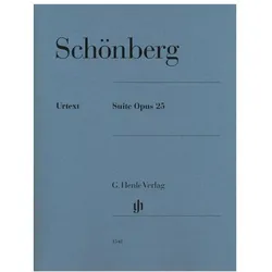 Schönberg, Arnold, Suite op. 25 für Klavier Klavier zu zwei Händen, Fachbücher von Arnold Schönberg, Marte Auer