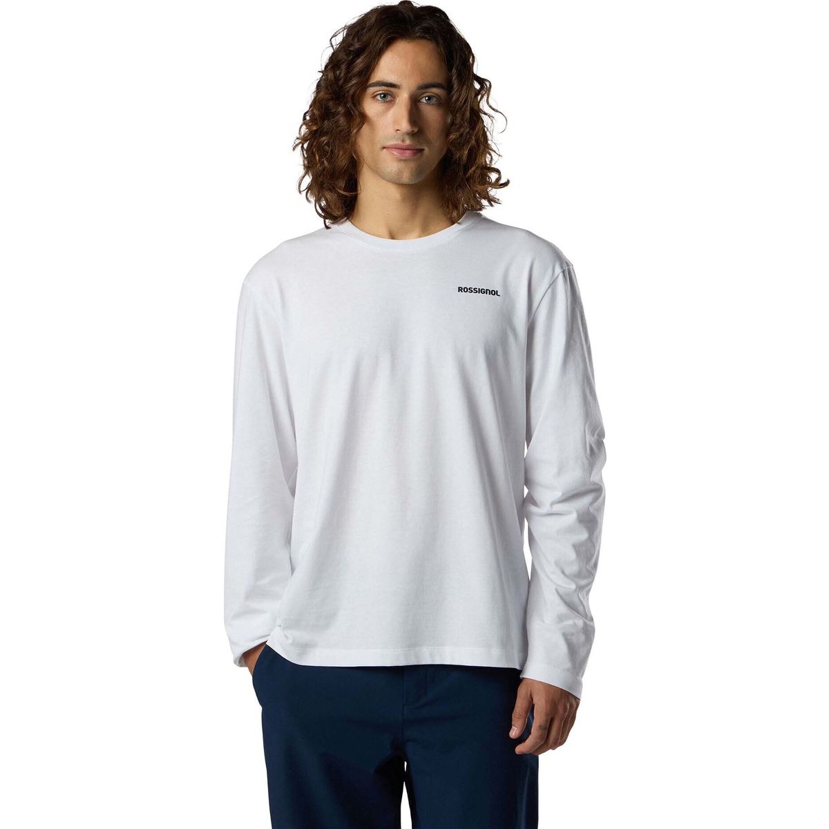 Rossignol Mittens Long Sleeve Tee white (100) M RLPMY04 10000M