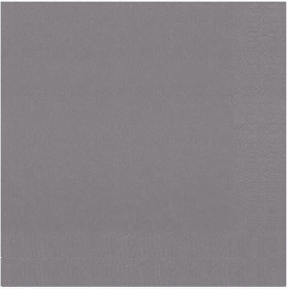 Servett 3-lags 24x24cm granitgrÃ¥, 250st