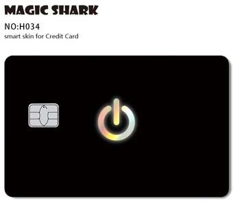 Uplifted Finds Magic Shark Holographic Skull Panda Sticker For Cards small Chip o