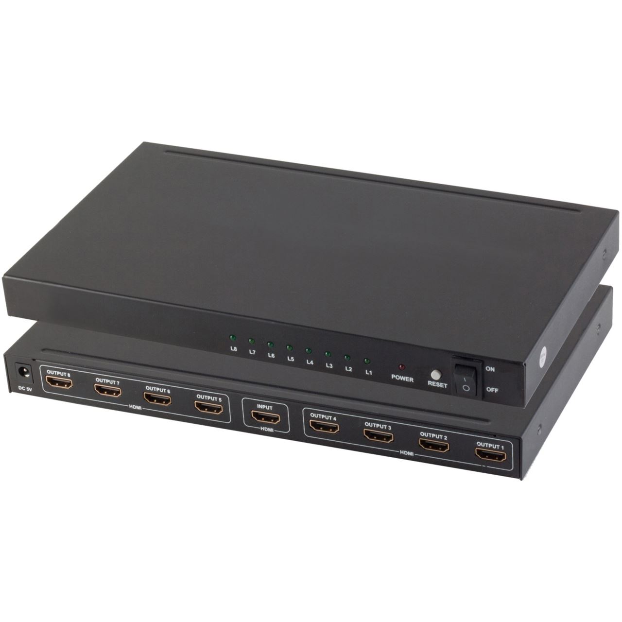 Shiverpeaks PROFESSIONAL HDMI Verteiler 1x8 4K30HZ schwarz