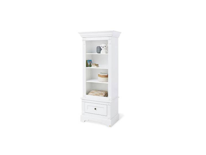 Pinolino Standregal Pinolino Emilia, Weiß, 3 Fächer, 1 Schublade(n) Schubladen, 76x186x50 cm, Wohnzimmer, Regale, Bücherregale