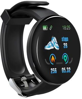 PRiME Smartwatch For Men And Women, Waterproof Fitness Tracker Watch, Blood Pressure Digital Monitor, Apple Watch Band black