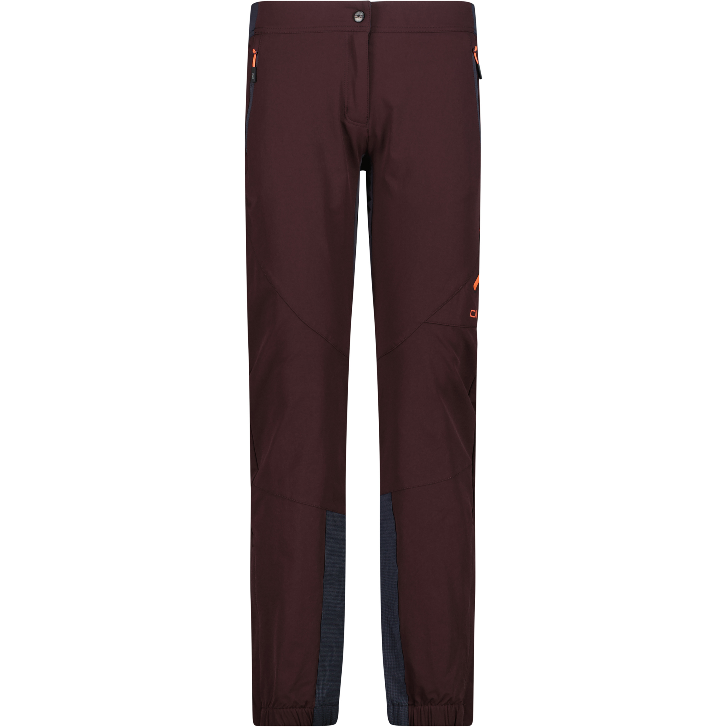CMP Ripstop Hose Damen Skitourenhose rot Größe XXS Trekking Elastisch Wasserabweisend