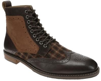 Stacy Adams Finnegan - Mens 7.5 Brown Boot Medium