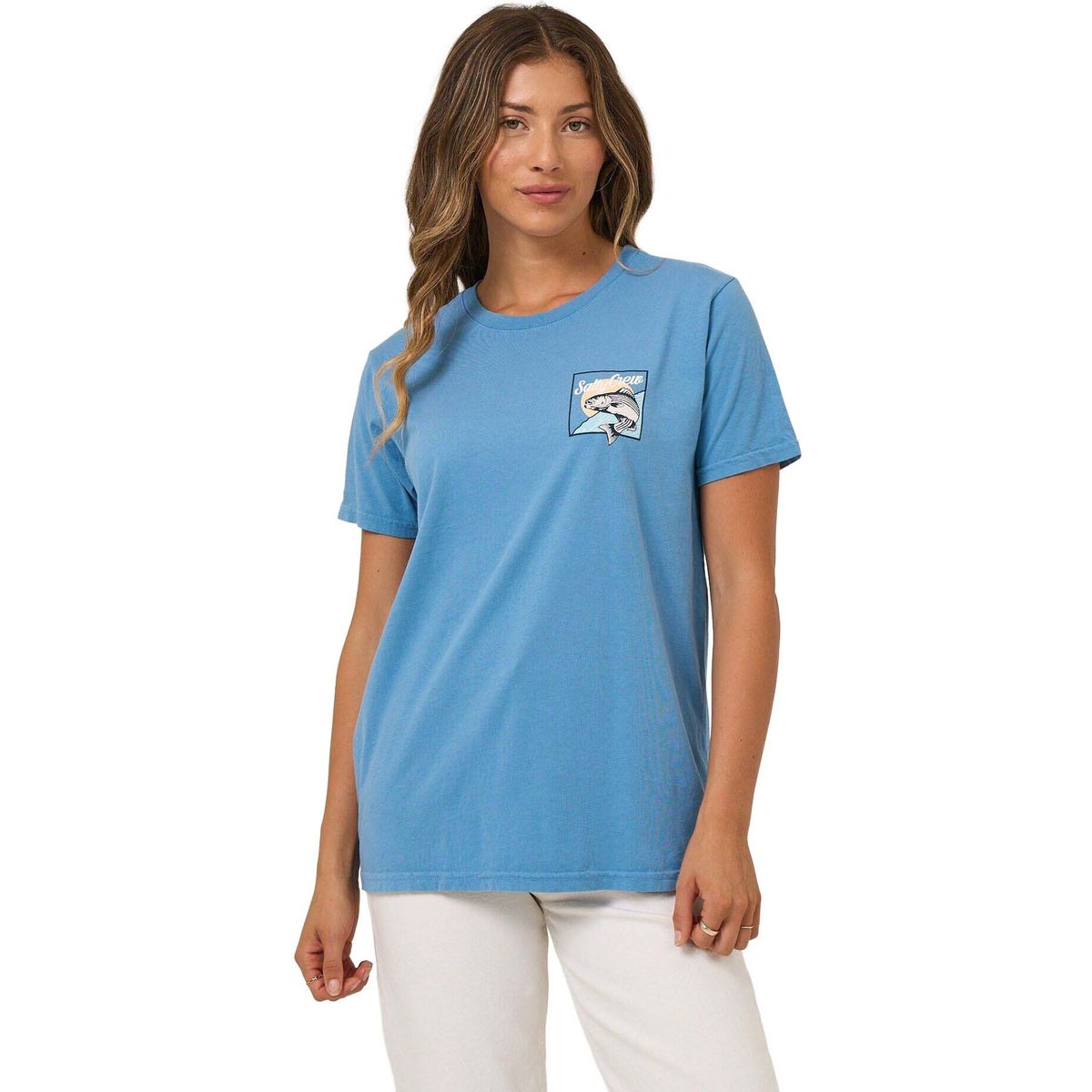 Salty Crew Fish Stamp BF Tee ash blue (ASHB) XL 25035163W-ASHB-XL