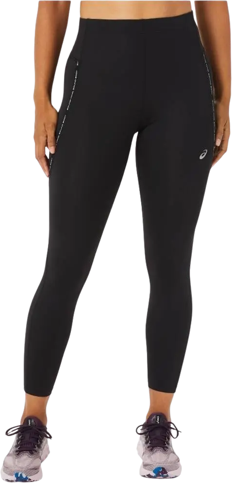 asics Race High Waist Lauftights Damen Schwarz Gr. XS