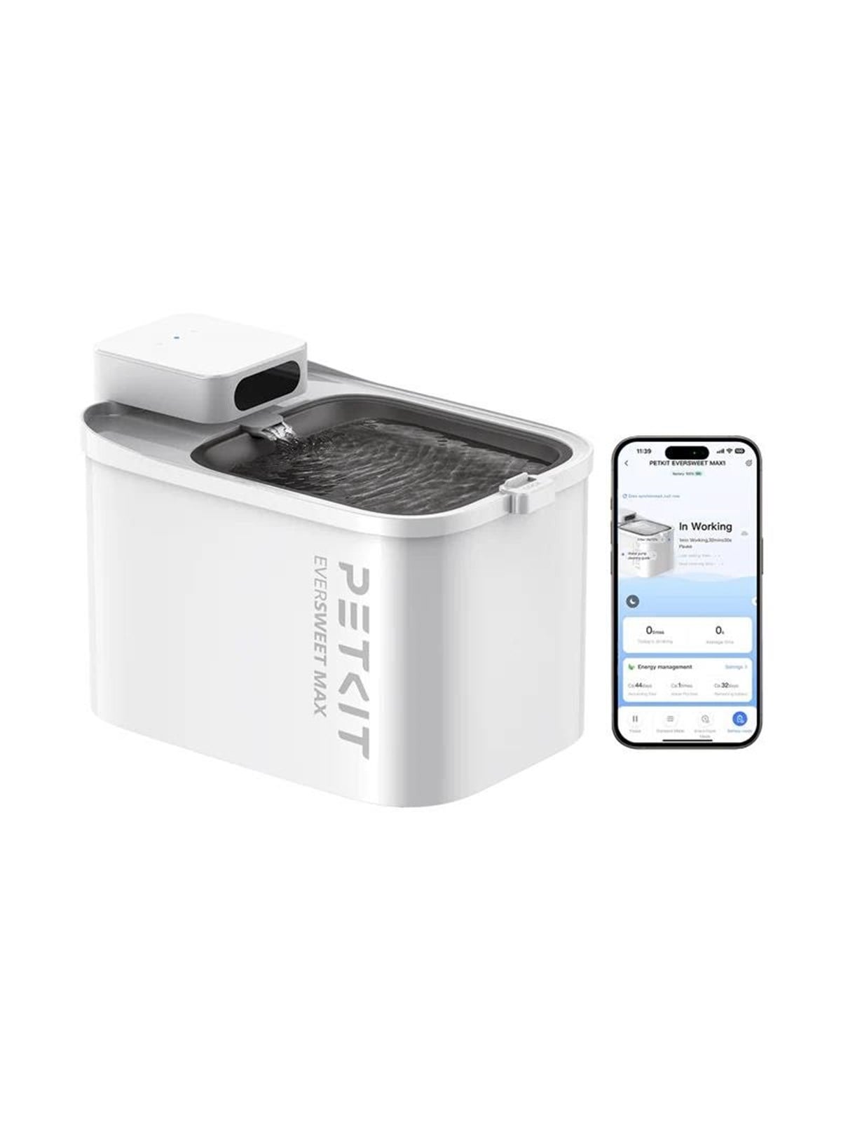 Petkit Eversweet Max intelligenter Haustier-Trinkbrunnen/Wasserspender.