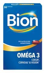 Bion 3 Oméga 3 1 Mois 30 Capsules - Boîte 30 capsules