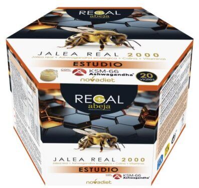 Novadiet Regal Bee Study Royal Jelly 2000 20 Vials
