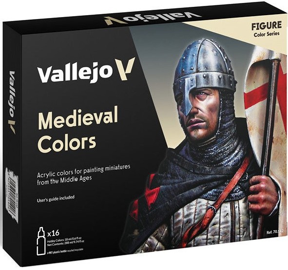 Acrylicos Vallejo Vallejo Model Color Set Medieval Colors 16 x 18 ml 70142