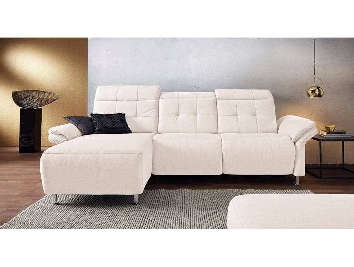 Home affaire Ecksofa Manhattan L-Form, 2 Sitze mit elektrischer Relaxfunktion, verstellbare Armlehnen