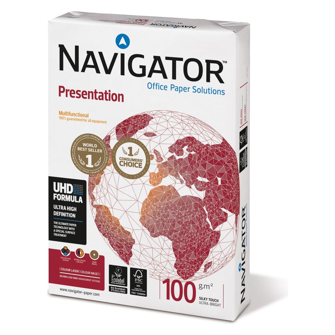 Navigator Kopierpapier A5 100g 500BL weiss (A5, 500 Blätter, 100 g/m²) (82437AH10B)