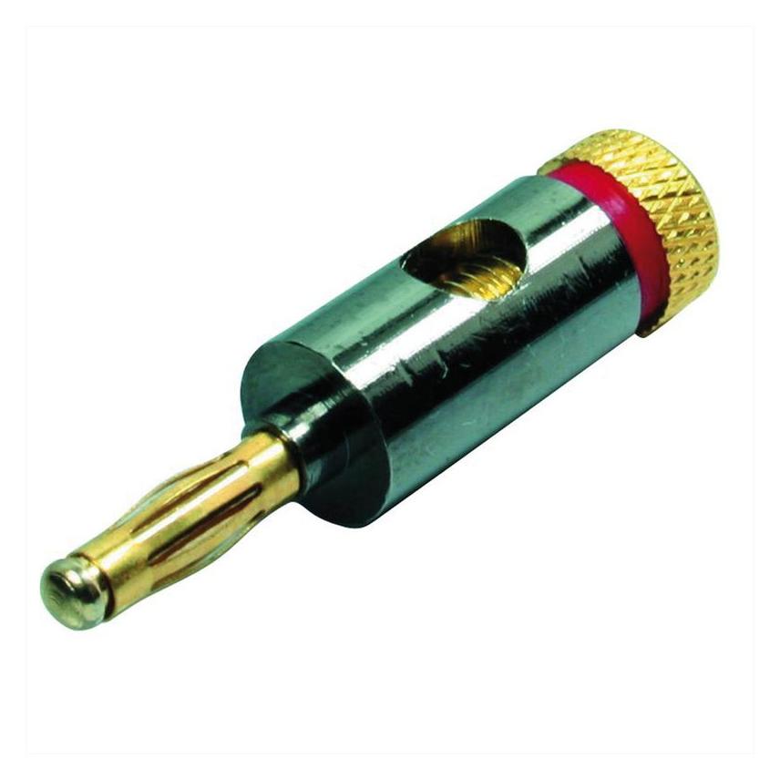 OEM Bananenstecker Metall 4mm, rot (AP 56210-R)