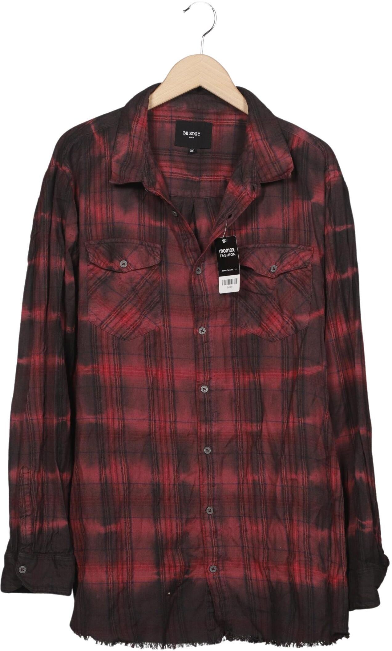 Be Edgy Herren Hemd, Mehrfarbig, Gr. Xxl, Baumwolle - Second Hand