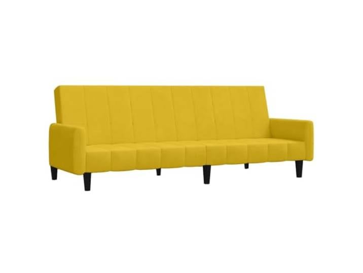 Makastle SchlafSofa Couch 2 Sitzer Gelb Samt