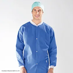 Sentinex Einmal-Thermojacken blau, Gr. M, unisex (40 Stck.)