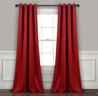 Lush Decor Insulated Grommet Blackout Curtain Panel Pair