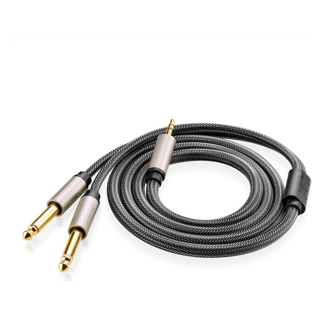 Ugreen 2in1 (1 m, 6.3mm Klinkenkabel, AUX Kabel) (10615)