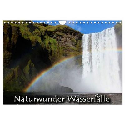 Naturwunder Wasserfälle (Wandkalender 2027 DIN A4 quer), CALVENDO Monatskalender