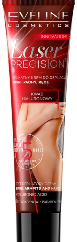 Eveline Cosmetics Laser Precision crème dépilatoire mains, aisselles et maillot pour peaux sèches et sensibles 125 ml