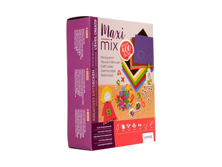 Glorex Creativ Maxi Mix Moosgummi 10 Platten