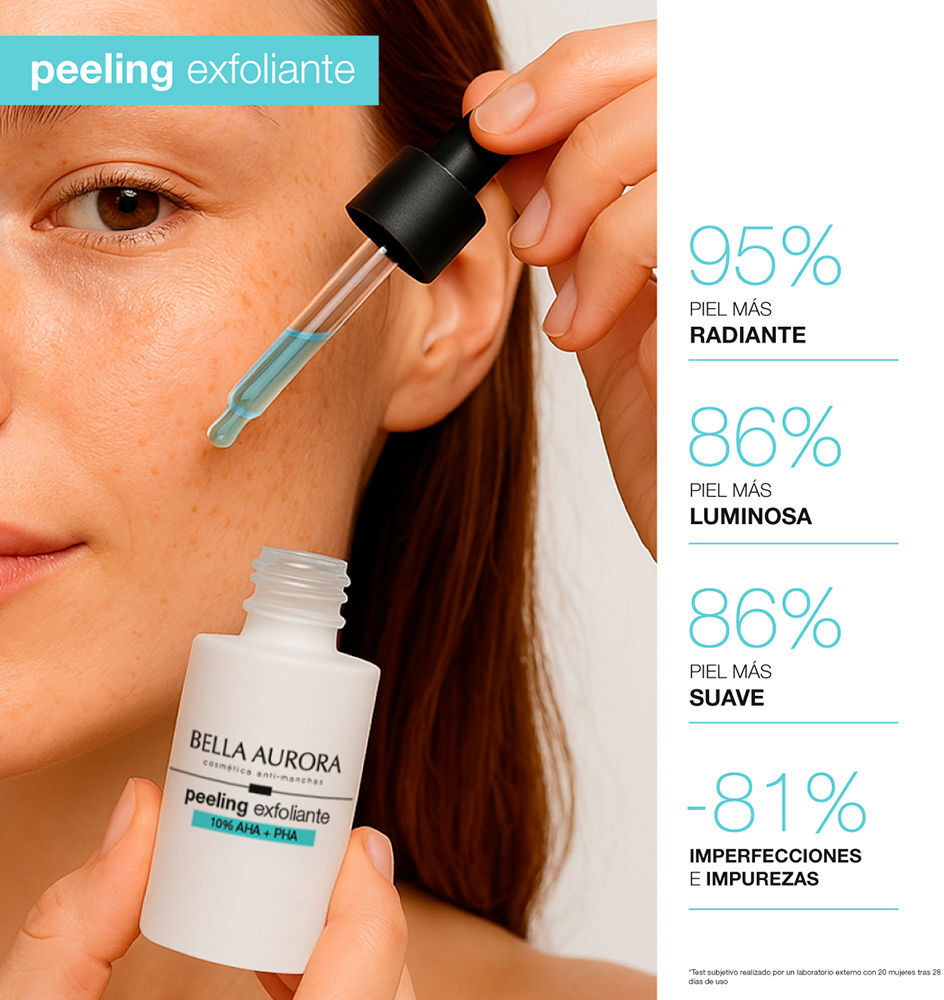 Bella Aurora Peeling Exfoliante sérum facial antimanchas 30 ml