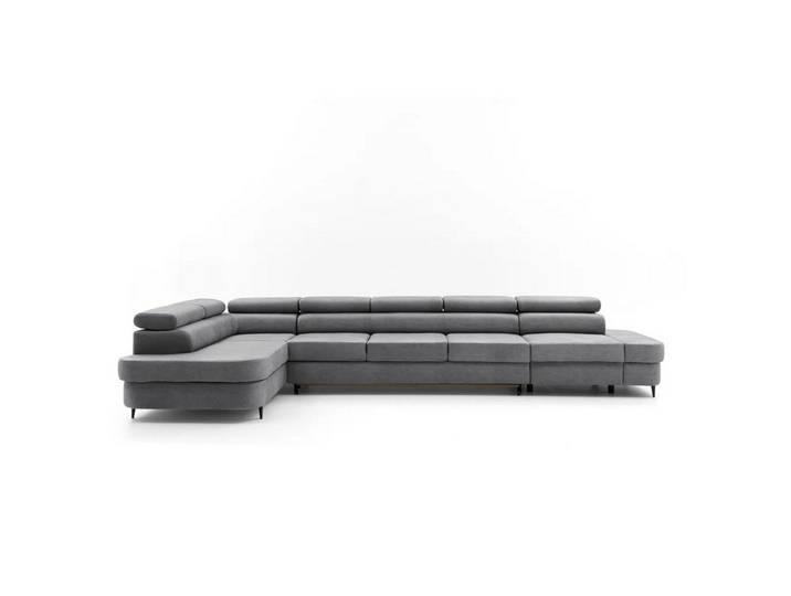 Muffo Ecksofa PRIAM XXL, Funktion Schlafen, elegante einfache Form