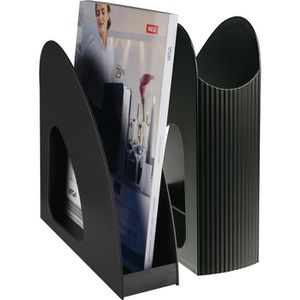 Han Stehsammler 1610-13, TWIN, A4, Plastik, schwarz