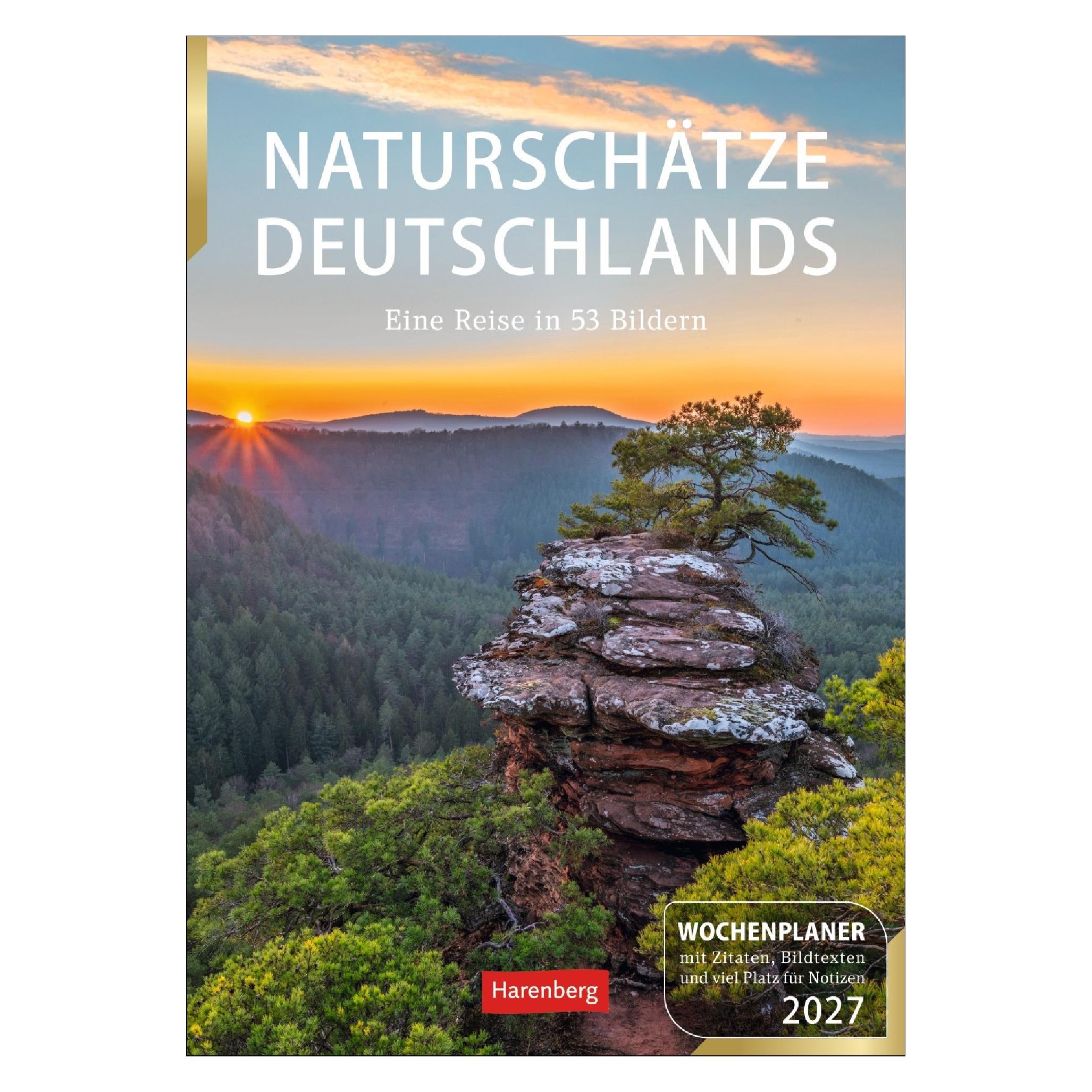 Harenberg Naturschätze Deutschlands Wochenplaner 2027 - Eine Reise in 53 Bildern (66784330)
