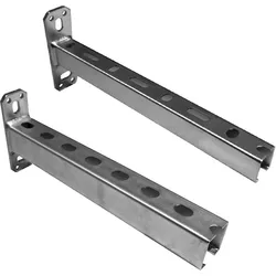Schienenkonsole Edelstahl (Ausführung: L= 200mm Schienenprofil 27/18)