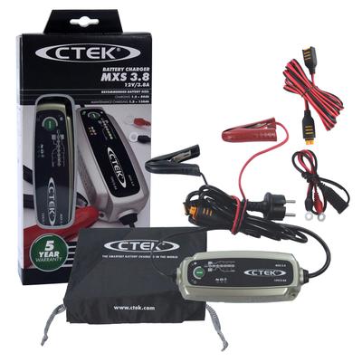 Ctek Batterieladegerät MXS 3.8 + Verlängerung 2,5 [Hersteller-Nr. 10850344]