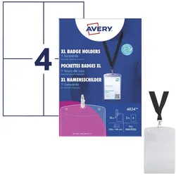 AVERY Zweckform Namensschilder mit Textilband
