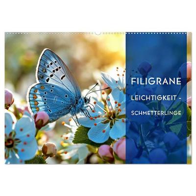 Filigrane Leichtigkeit - Schmetterlinge (Wandkalender 2027 DIN A2 quer), CALVENDO Monatskalender