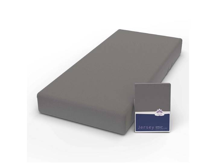 LOTUS BEDDING Fixleintuch COMFORT 90x200cm dunkelgrau