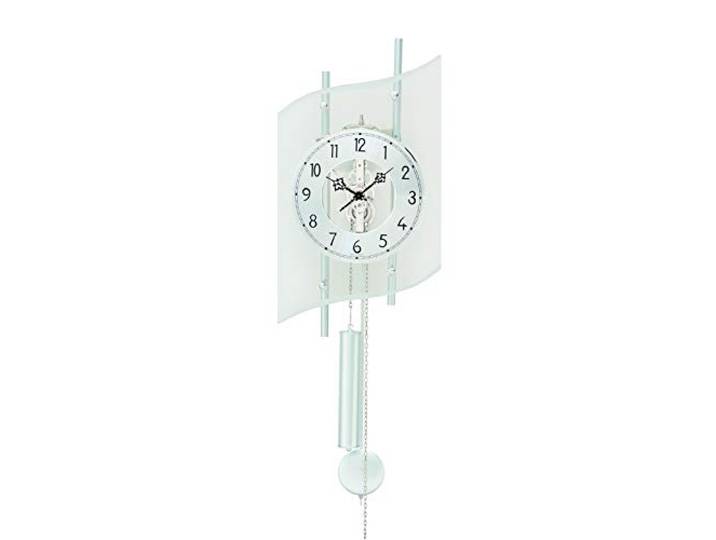 AMS Wanduhr Schlagwerk (Silberlackiert)