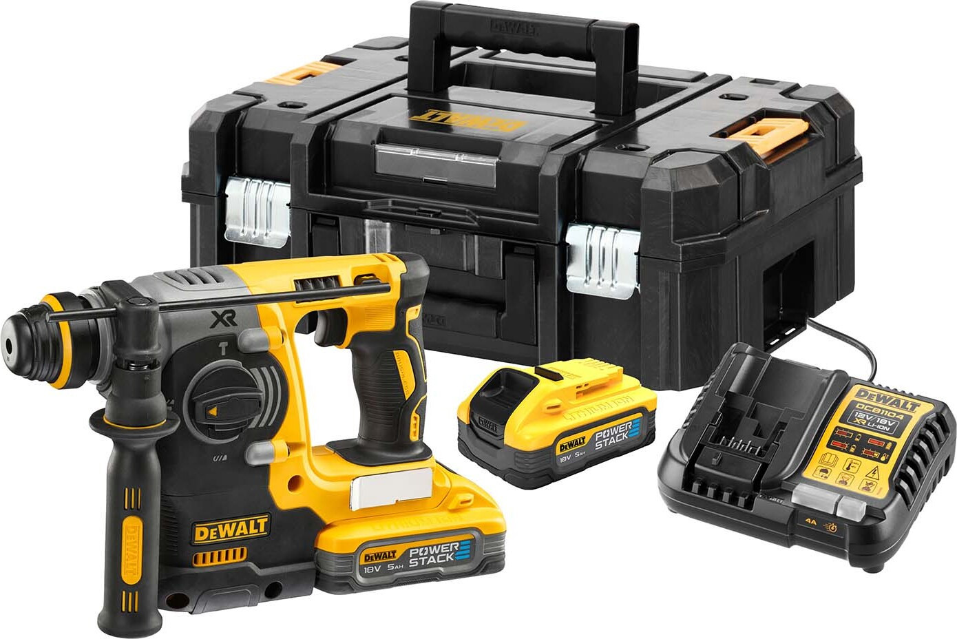 DeWalt DCH273H2T-QW Powerstack 18V 5Ah SDS-plus accuboormachine