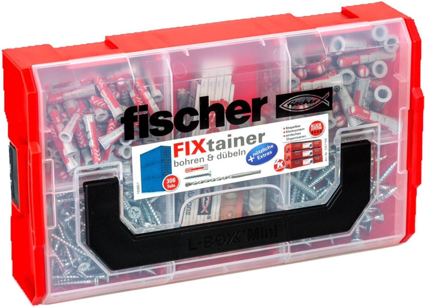 fischer FIXtainer bohren & dübeln (306 Teile) (547166)