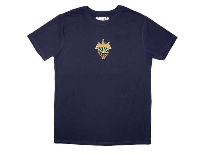Pantera Mini Leaf Skull T Shirt XL
