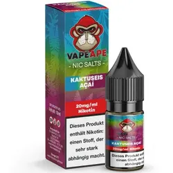 VapeApe Kaktuseis Acai NicSalt Liquid 10ml / 20mg