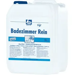 Dr. Becher 1565000 Badezimmer Rein gebrauchsfertig 5 L desinfizierend gemäß EN 1276, materialschonend, Abperleffekt
