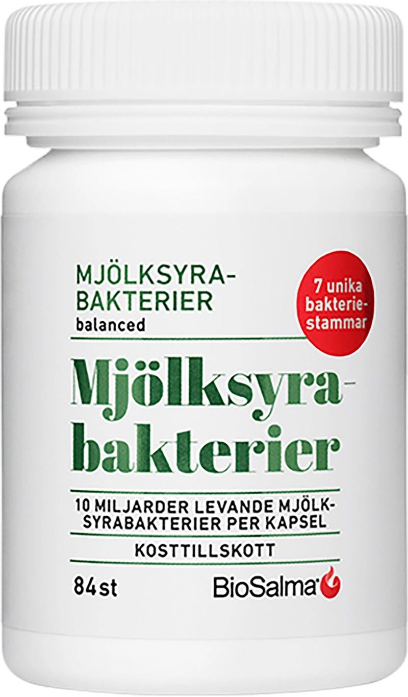 Biosalma Mjölksyrabakterier Mage 84 Caps