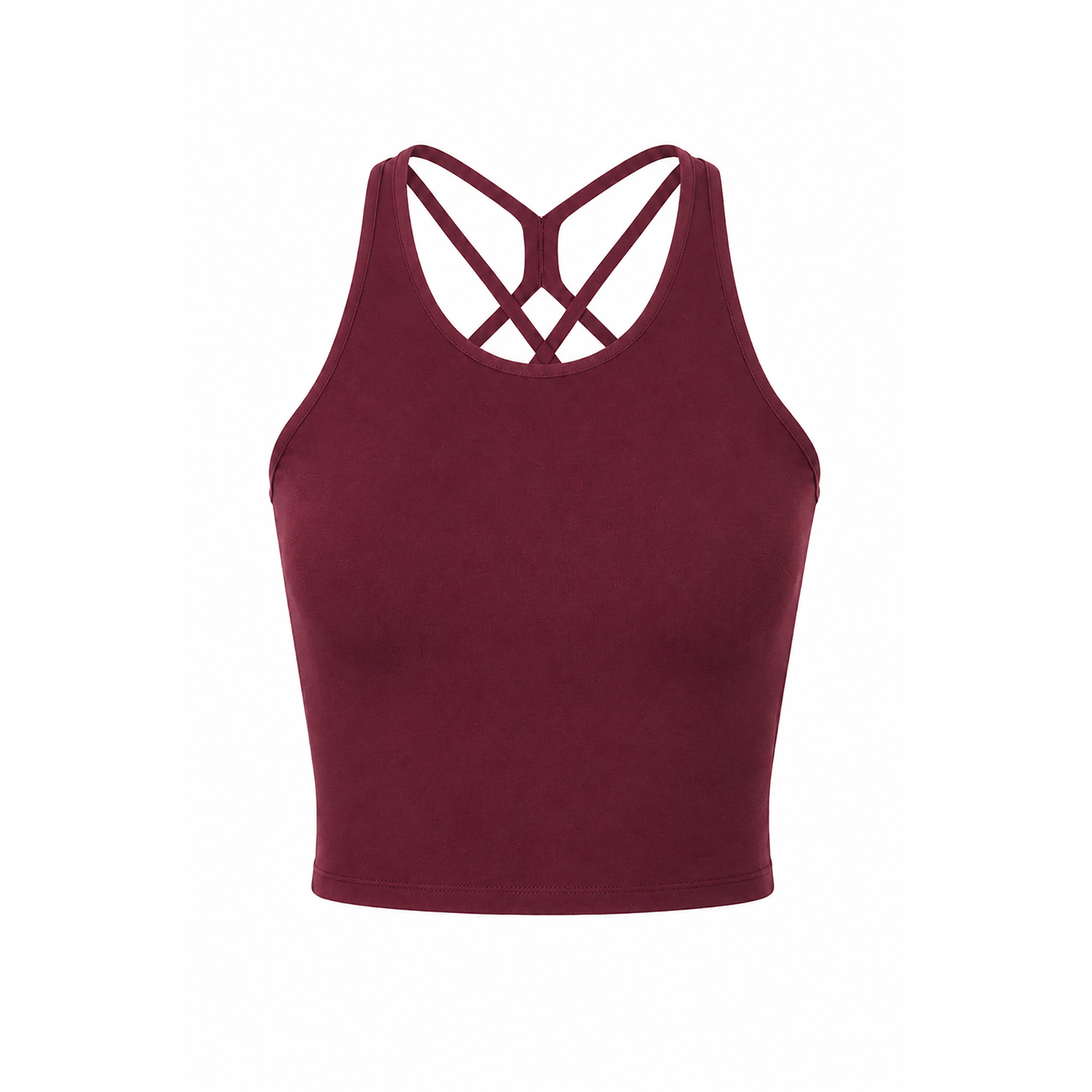 Mandala Cross Top Damen Tanktops weiss Größe S Yoga | Lifestyle Elastisch Lyocell (Tencel)
