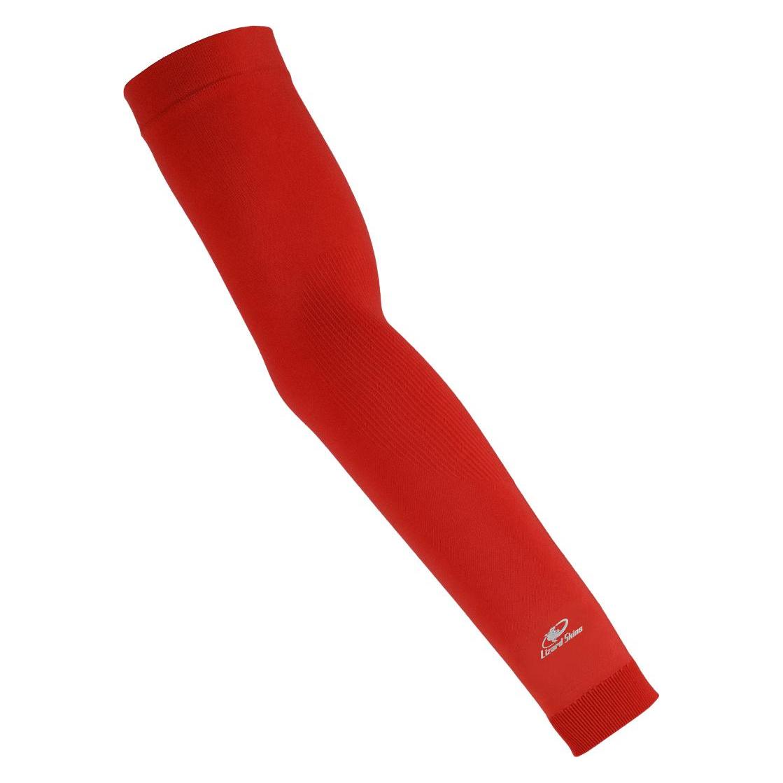 Lizard Skins Knit Arm Sleeve - Crimson Red - YL/YXL (XL) (ARMK5007)