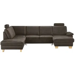 Kollektion Kraft Wohnlandschaft Kunstleder Samu ¦ braun ¦ Maße (cm): H: 90