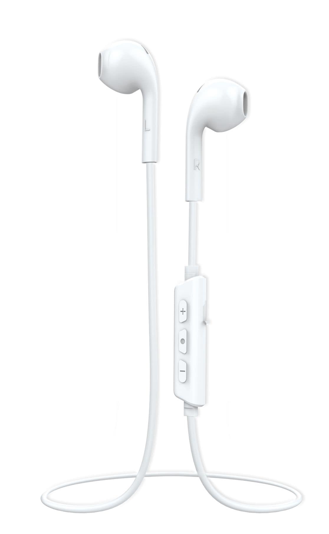 Vivanco Free And Easy In-Ear Bluetooth Kopfhörer kabellos 5 h Laufzeit (Weiß) 61736