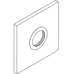 hansgrohe Axor Citterio Dekorscheibe 96750000 chrom, Ersatzteil