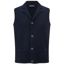 Strickweste Reverskragen Louis Sayn blau, 48